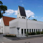 Adventskirche - Hier trifft Neues auf den dörflich, idyllischen Charme der 1960er Jahre