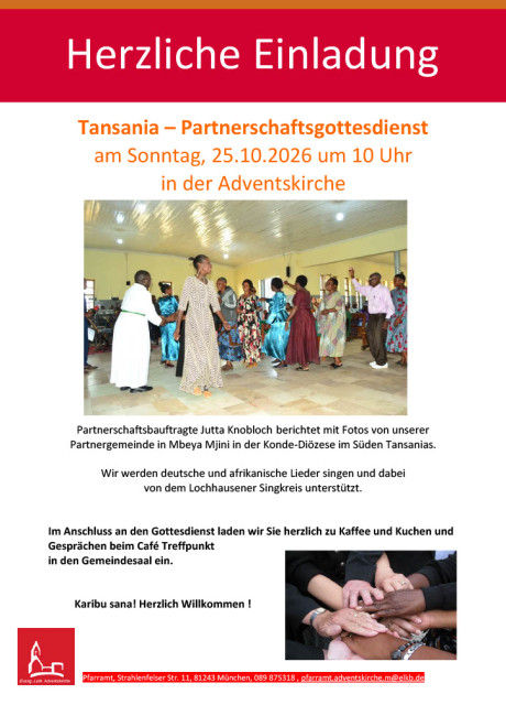 Tansania Gottesdienst